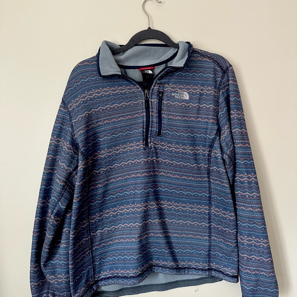 North Face Printed 1/4 Zip
